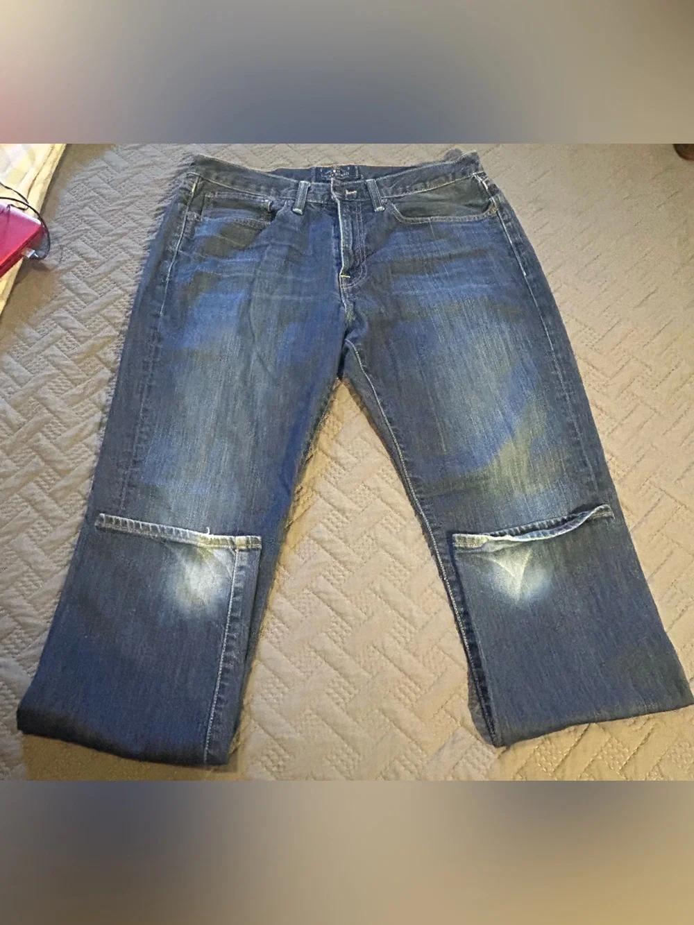 Men’s Lucky Brand Relaxed Fit Blue Washed Jeans 34X31